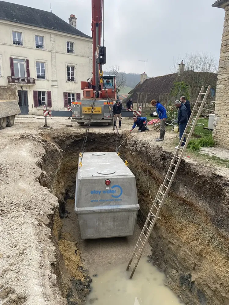 Terrassement et réalisation d’assainissement
